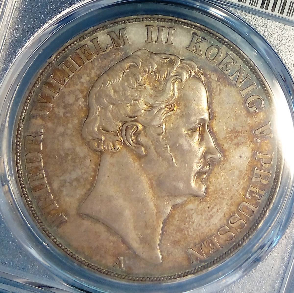 ドイツ プロイセン王国 1840年 フリードリヒ ヴィルヘルム3世 2ターラー銀貨 Pcgs Au53 ヨーロッパ 売買されたオークション情報 Yahooの商品情報をアーカイブ公開 オークファン Aucfan Com