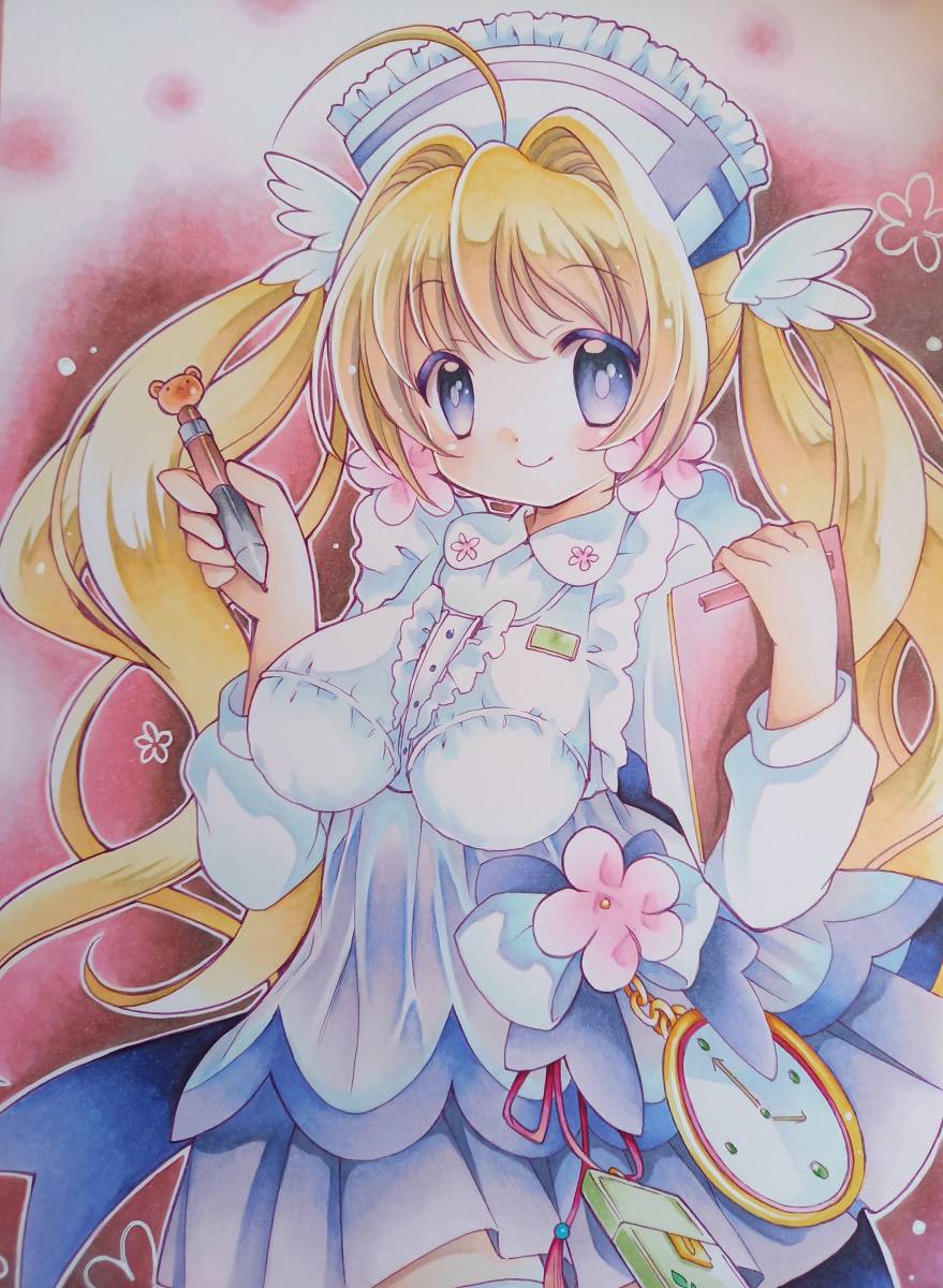 手描きイラスト 女の子 オリジナル オリジナル 手描きイラスト - B5 女の子 創作 ♡ Yahoo!オークション