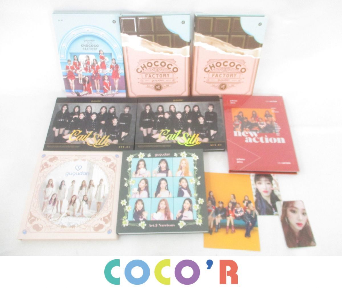 【同梱可】訳有 韓流 gugudan クグダン CHOCOCO FACTORY Cait Sith 等 CD トレカ2枚つき グッズセット