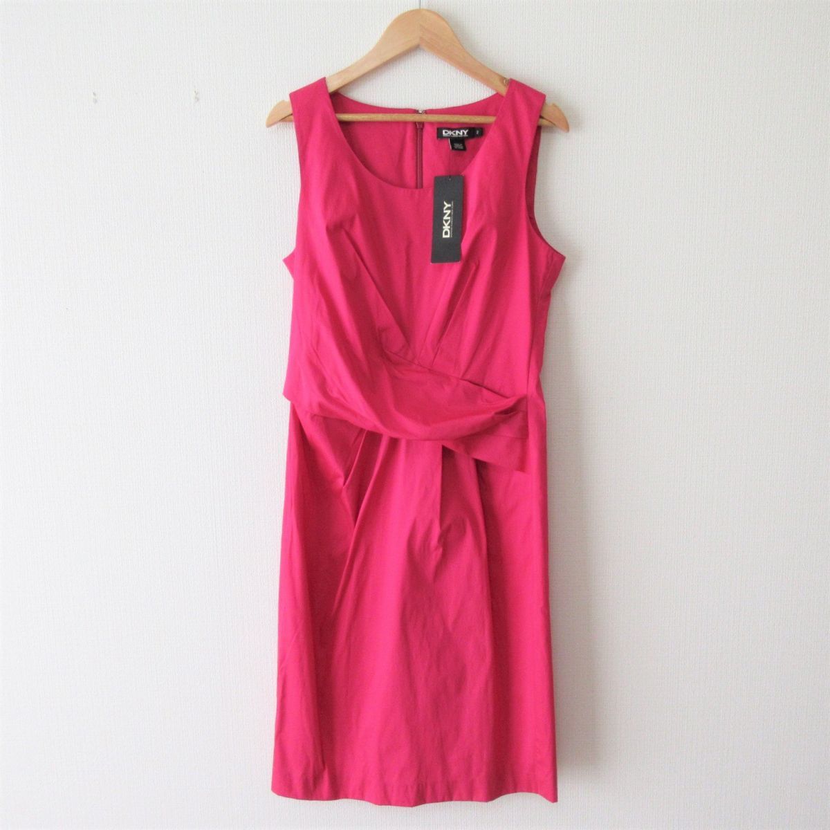 DKNYシルクワンピース 新品未使用 DKNY ダナキャラン シルク
