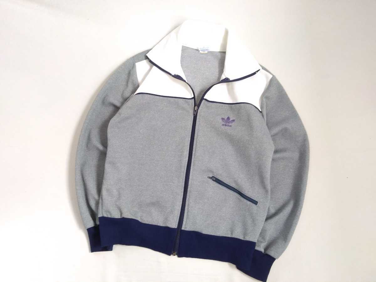 激レア 70s 80s USA製？ 片ポケ adidas originals トレフォイル  