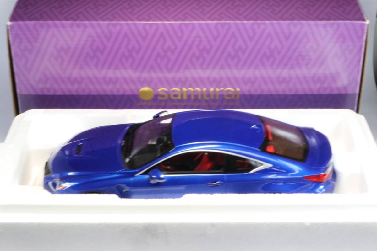 送料無料，新作登場 KSR18006BL 京商 1/18 レクサス RC F ブルー