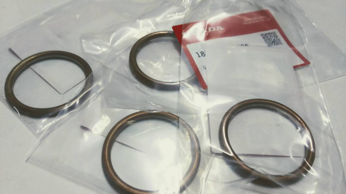定番，お買い得 ＣＢ750Ｆ ＦＡ ＦＺ ＦＣ マフラーガスケット 4枚セット HONDA純正(マフラー関連パーツ（純正）)｜売買されたオークション情報、yahooの商品情報をアーカイブ公開 - オークファン ホンダ用
