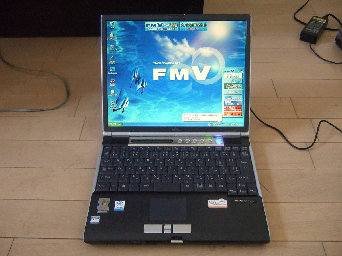  きれい 富士通 FMV-BIBLO MG50H 1.30GHz 1GB 60GB office2007 Multi