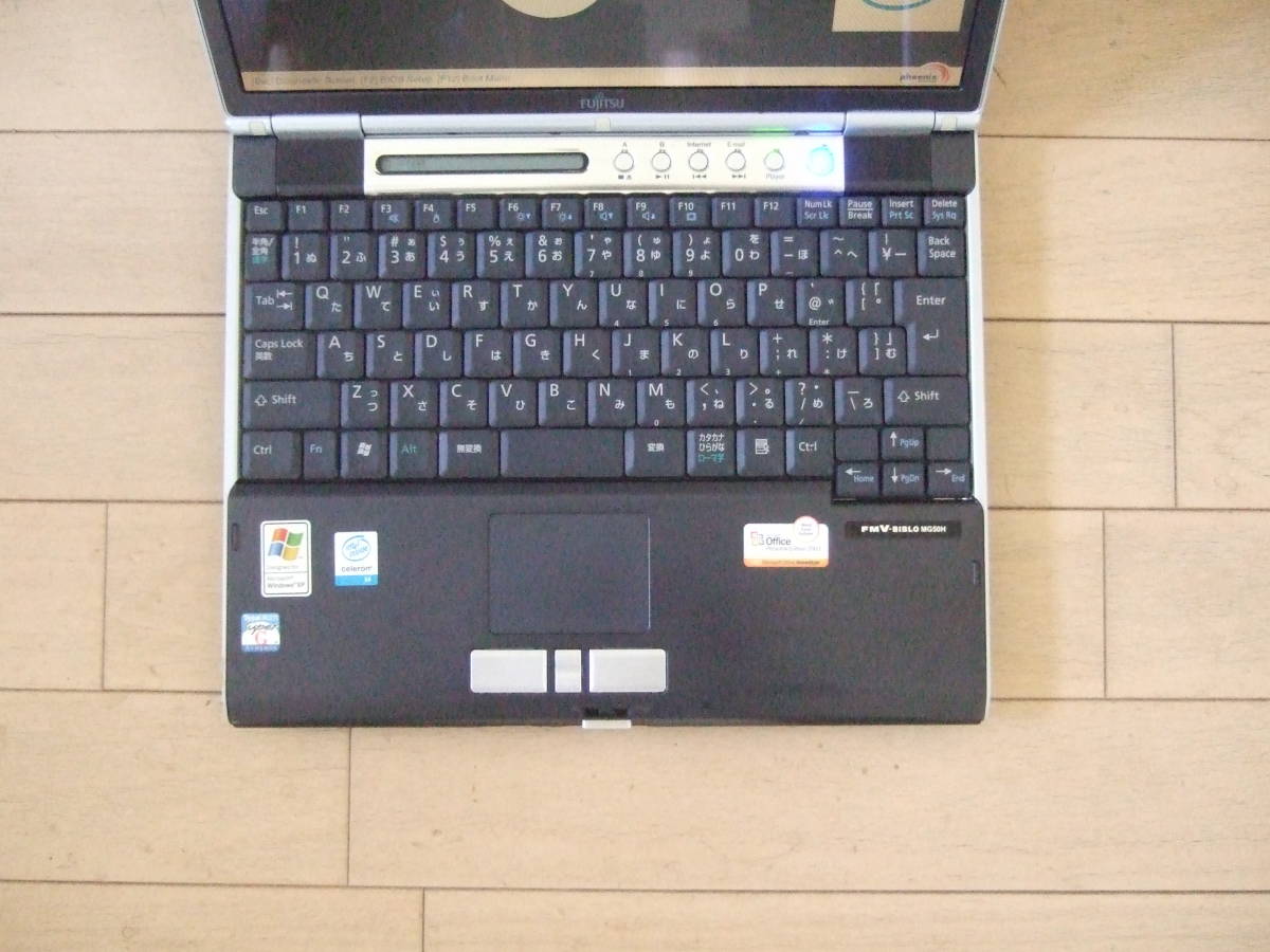  きれい 富士通 FMV-BIBLO MG50H 1.30GHz 1GB 60GB office2007 Multi