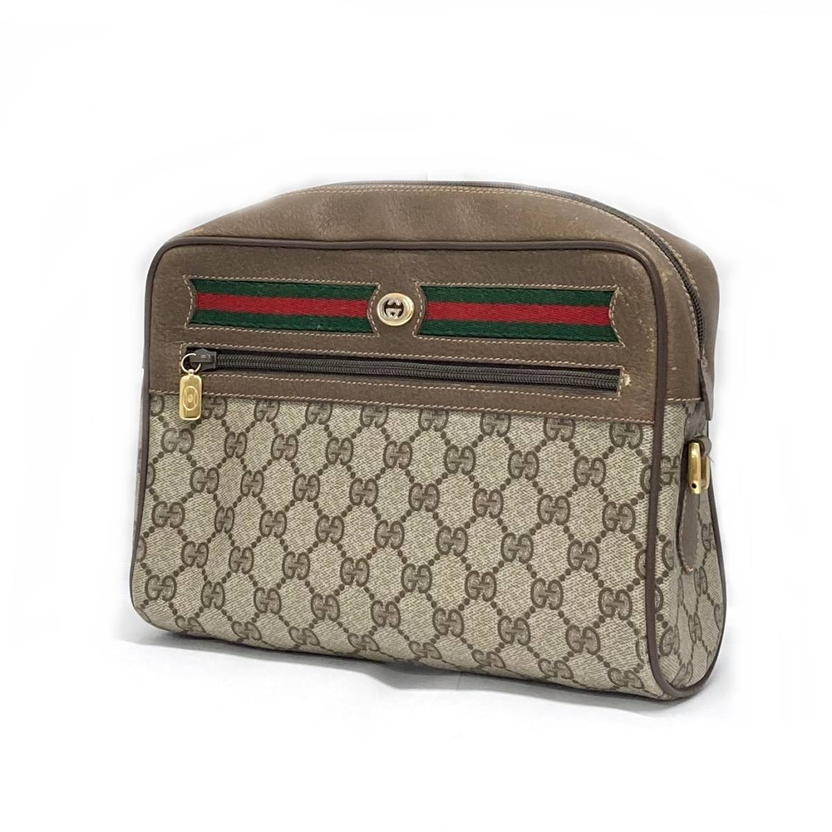 GUCCI グッチ オールドグッチ シェリーライン GGプラス ショルダーバッグ セカンドバッグ 56.02.088 ストラップ欠品 hgs管178