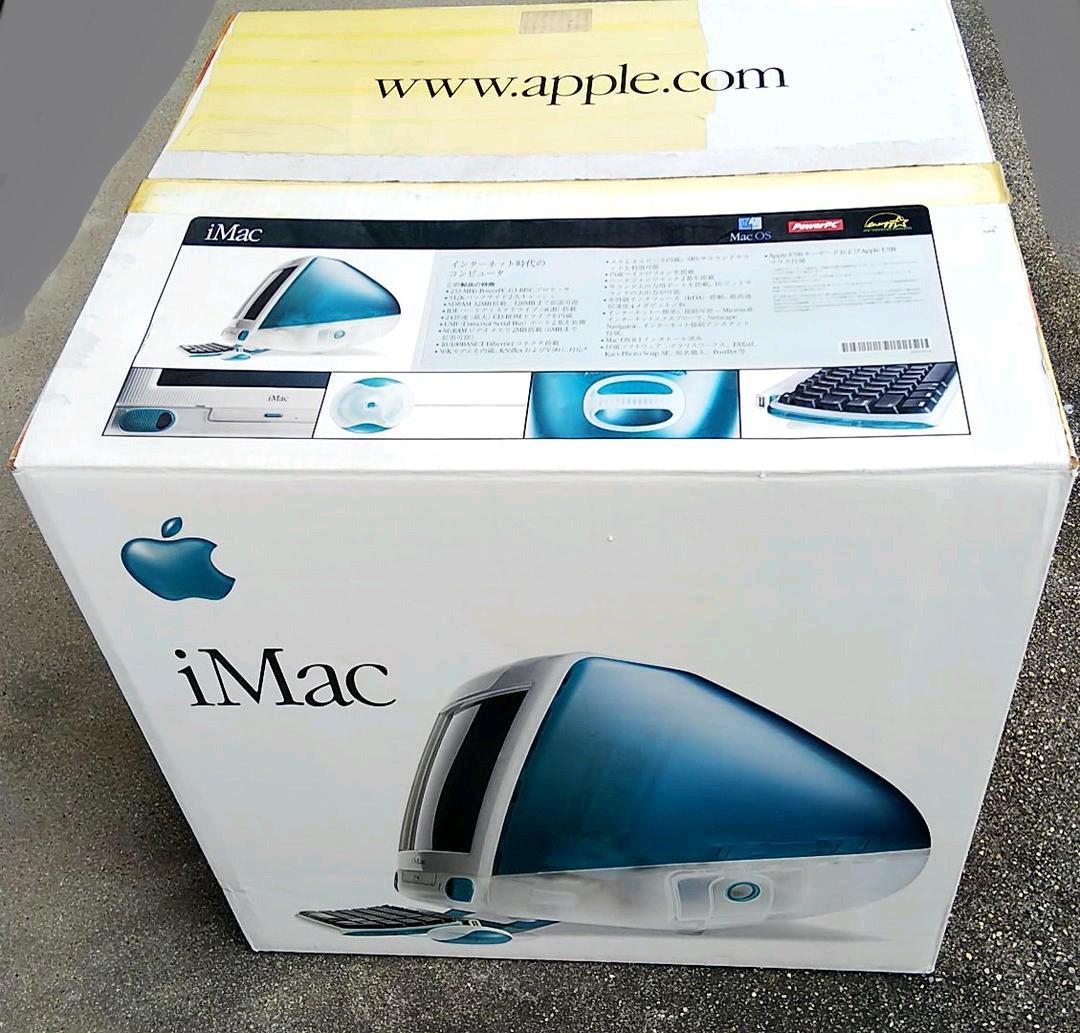 imac 初代 M6709J/A ボンダイブルー Apple アップル bondai 箱 CD 冊子