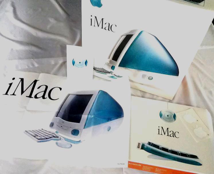 imac 初代 M6709J/A ボンダイブルー Apple アップル bondai 箱 CD 冊子