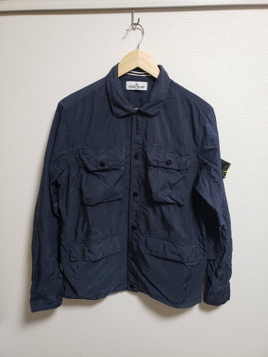 STONE ISLAND/ストーンアイランド/ナイロンメタルシャツ/ミリタリー 