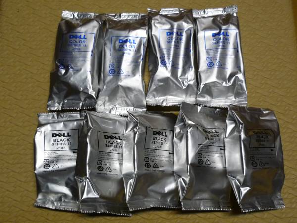 DELL インクカートリッジ　SERIES11 JP451黒5個　JP453カラー4個_1