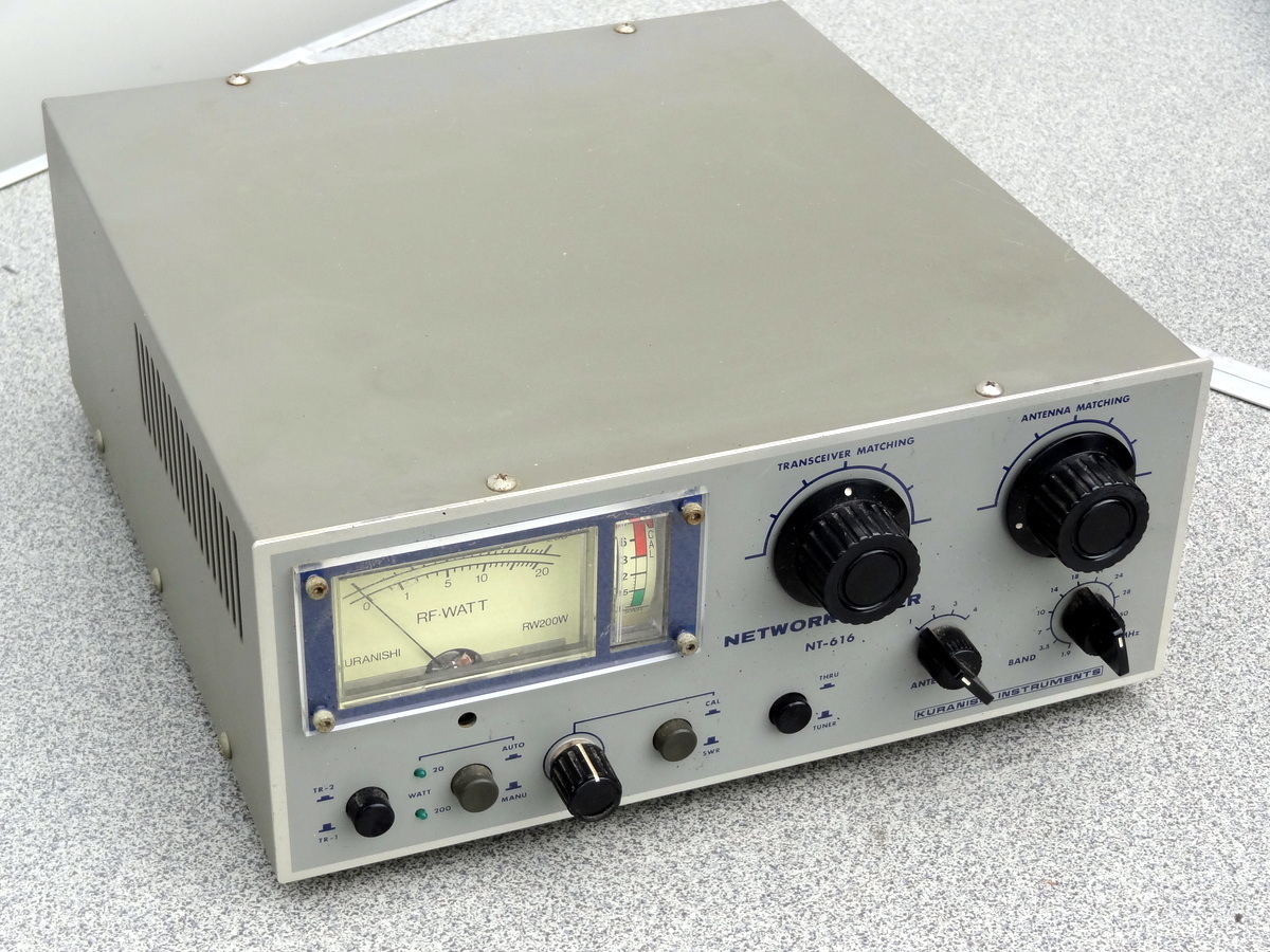 クラニシ　HF〜6mアンテナチューナー　NT-616 クラニシ アンテナチューナー NT-616 network tuner HF/6m kuranishi