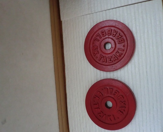 ベンチプレス用の5kgプレートx 2枚_1