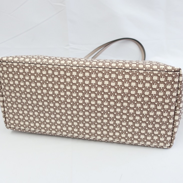Kete Spade ケイトスペード スペードリンク プリント トートバッグ WKR00068 バッグ グレー used：S