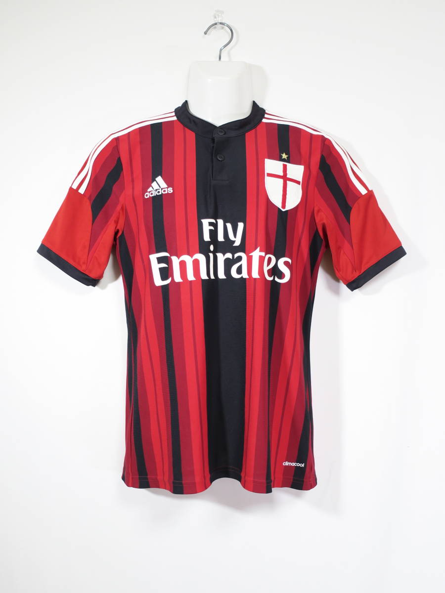AC ミラン 14-15 ホーム ユニフォーム 半袖 M アディダス ADIDAS MILAN