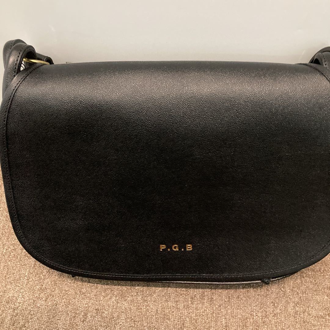 PORTER×B印 YOSHIDA “P.G.B” SHOULDER BAG 革製 高級レザーショルダー  