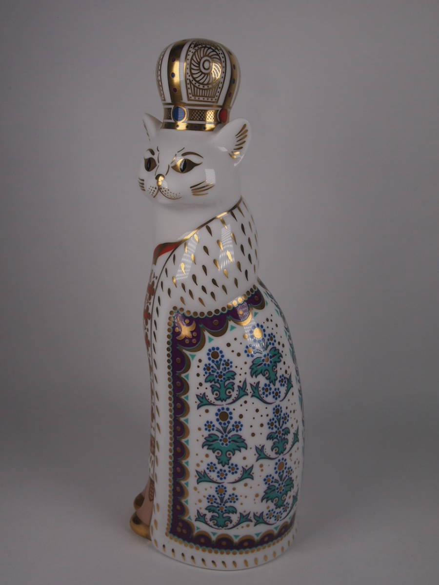 ロイヤルクラウンダービー ネコ 猫の王様 ロイヤルキャッツ ロシアン 1