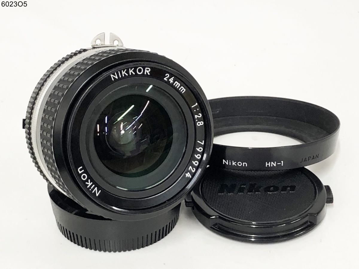 ☆Nikon ニコン NIKKOR 24mm 1:2.8 一眼レフ カメラ レンズ HN-1 