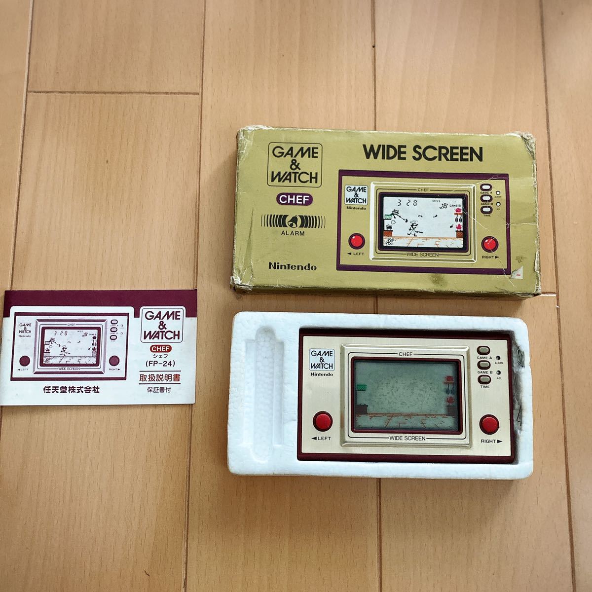 Nintendo CHEF シェフ ゲームウォッチ ワイドスクリーン GAME&amp