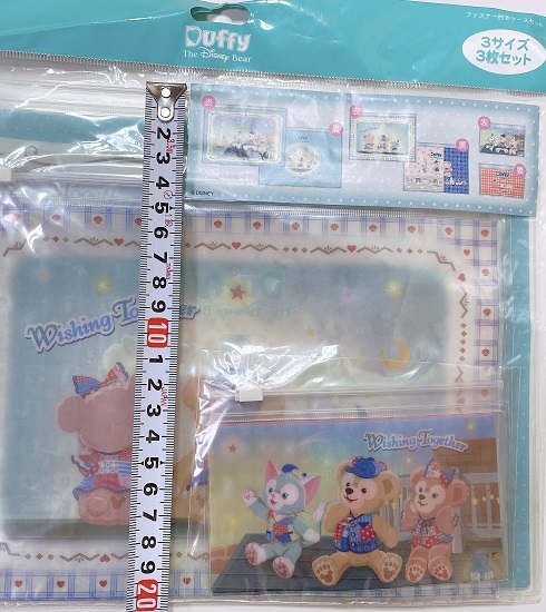 ディズニーシー 15周年 ダッフィー 3サイズジッパーファイルセット 少し難有品 ダッフィー 売買されたオークション情報 Yahooの商品情報をアーカイブ公開 オークファン Aucfan Com