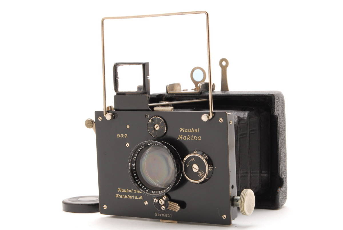 【レア】Plaubel Baby Makina (Anticomar 7.5cm f2.8) 4.5cm×6cm (アトム)判写真乾板 シャッター切れスピードも変化しましたが、保証なし