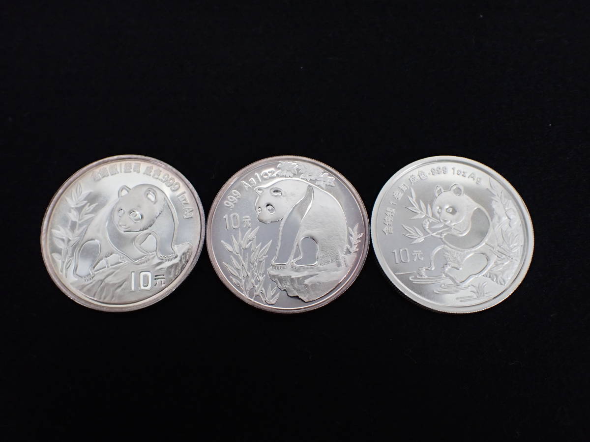 Yahoo!オークション 「パンダ銀貨 - 中国 10元 の落札 パンダ銀貨 30g