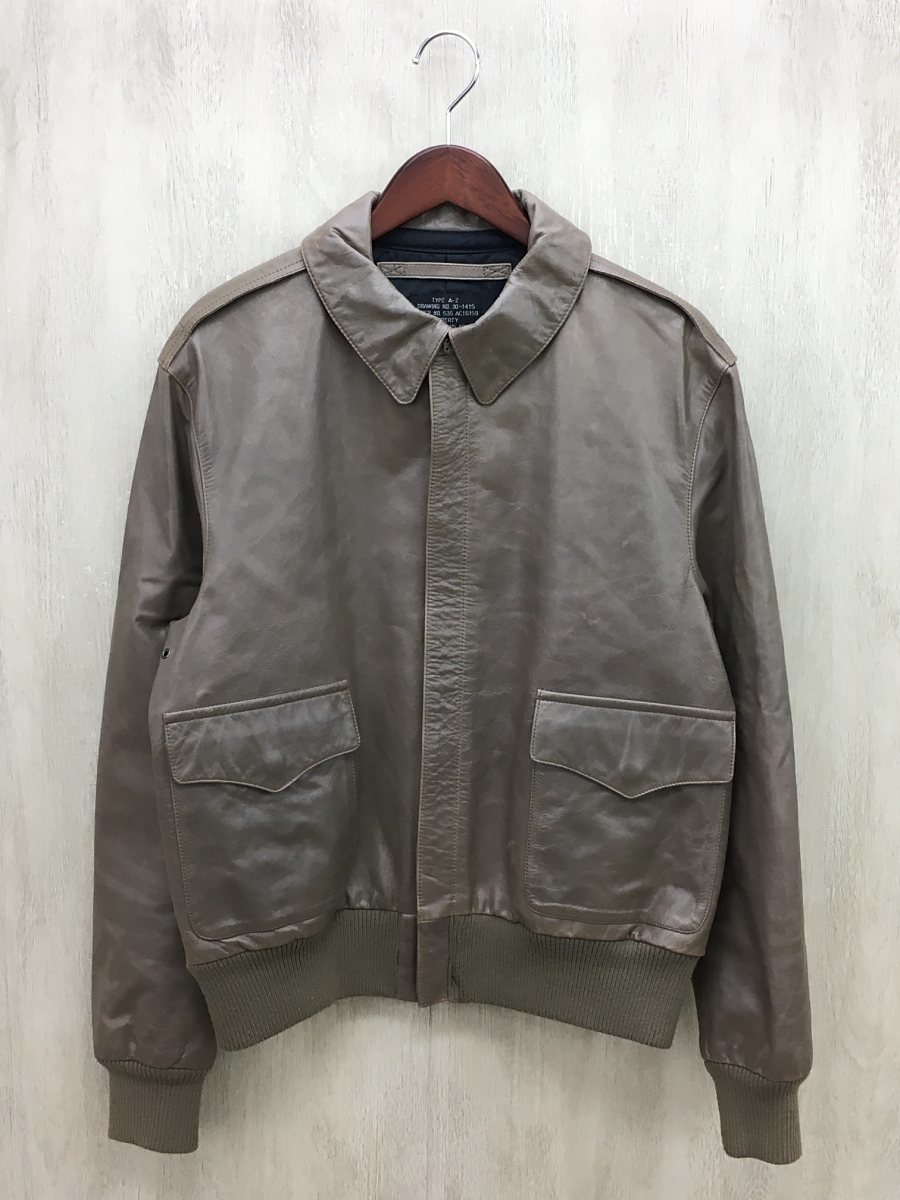 Liugoo Leathers◆フライトジャケット/3L/馬革/BEG/A-2/30-1415