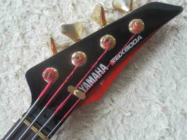 ♪80年代 YAMAHA RBX800A シースルーレッド アクティブベース♪(ヤマハ 