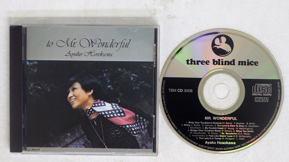 細川綾子/MR. WONDERFUL/THREE BLIND MICE□