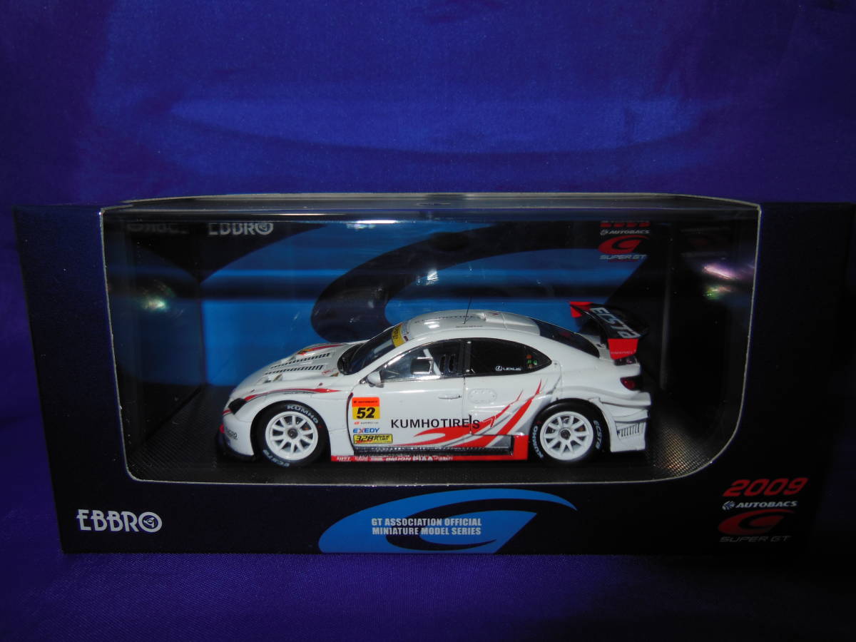 1/43　レクサス　IS350　KUMHO TIRE SHIFT　SUPER GT300　2009年　EBBRO　エブロ