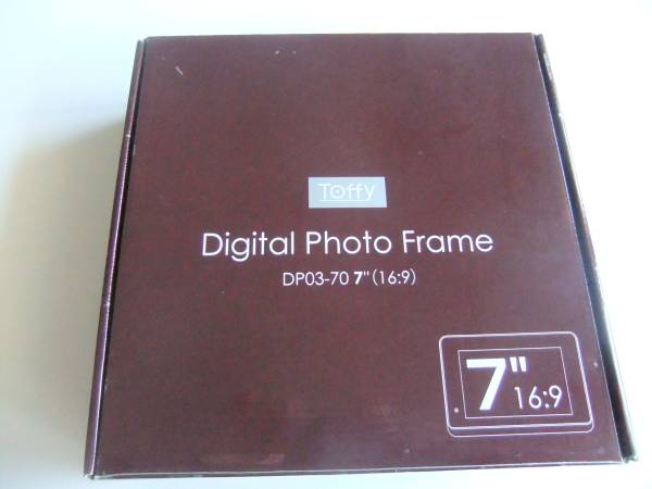 ■TOFFY　デジタルフォトフィレーム　茶色■_1