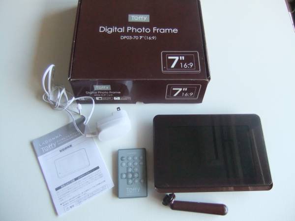 ■TOFFY　デジタルフォトフィレーム　茶色■_2