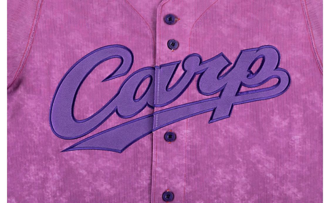 Oサイズ 會澤 広島カープ × サンフレッチェ コラボ ユニフォーム　サンフレ 限定 紫 _2