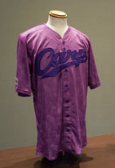 Oサイズ 會澤 広島カープ × サンフレッチェ コラボ ユニフォーム　サンフレ 限定 紫 _3