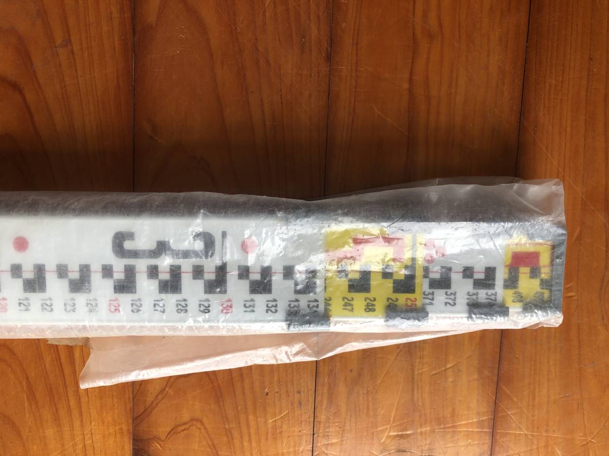 ■マイゾックス 4段5m 土木・測量用 スタッフ 【未使用に近い】