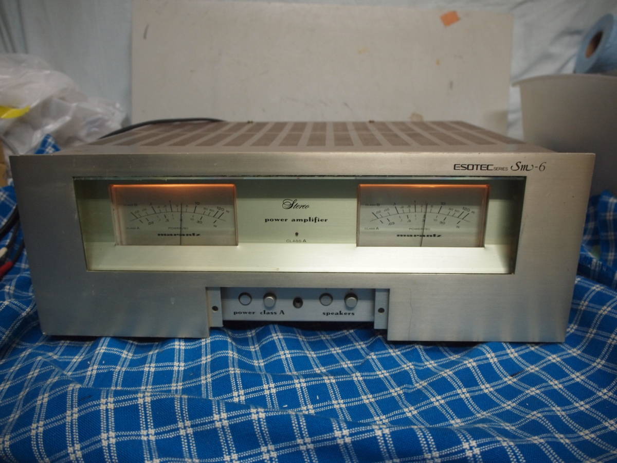 Marantz 　パワーアンプ　SM-6 　完動品　【3ヶ月保証 】