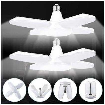 Ledライト ガレージライト 2個 屋内 80w 6000lm Led電球 6500k 天井照明 超高輝度 照明 取付簡単 工事不要 角度調節可能 カーポート 車庫 Led電球 売買されたオークション情報 Yahooの商品情報をアーカイブ公開 オークファン Aucfan Com