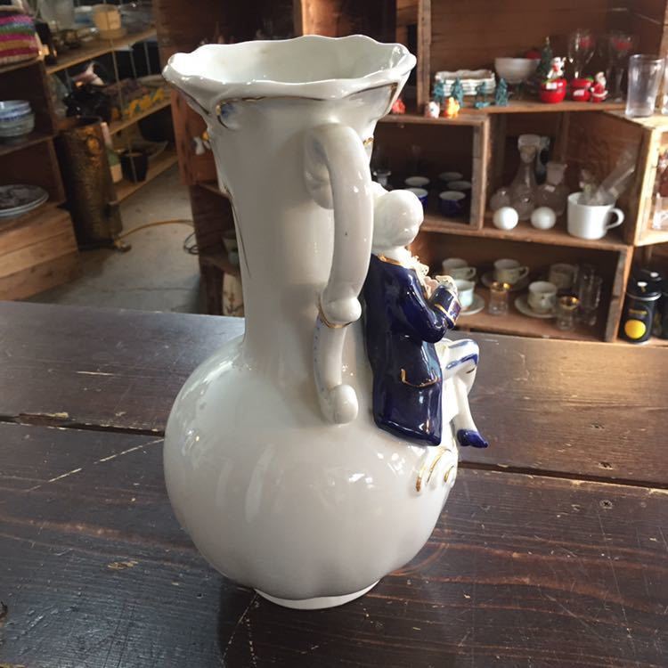 IMOTO COLLECTION NAGOYA 陶器 置物 ☆陶器製☆ イモトコレクション IMOTO Collection NAGOYA 夫人と紳士の