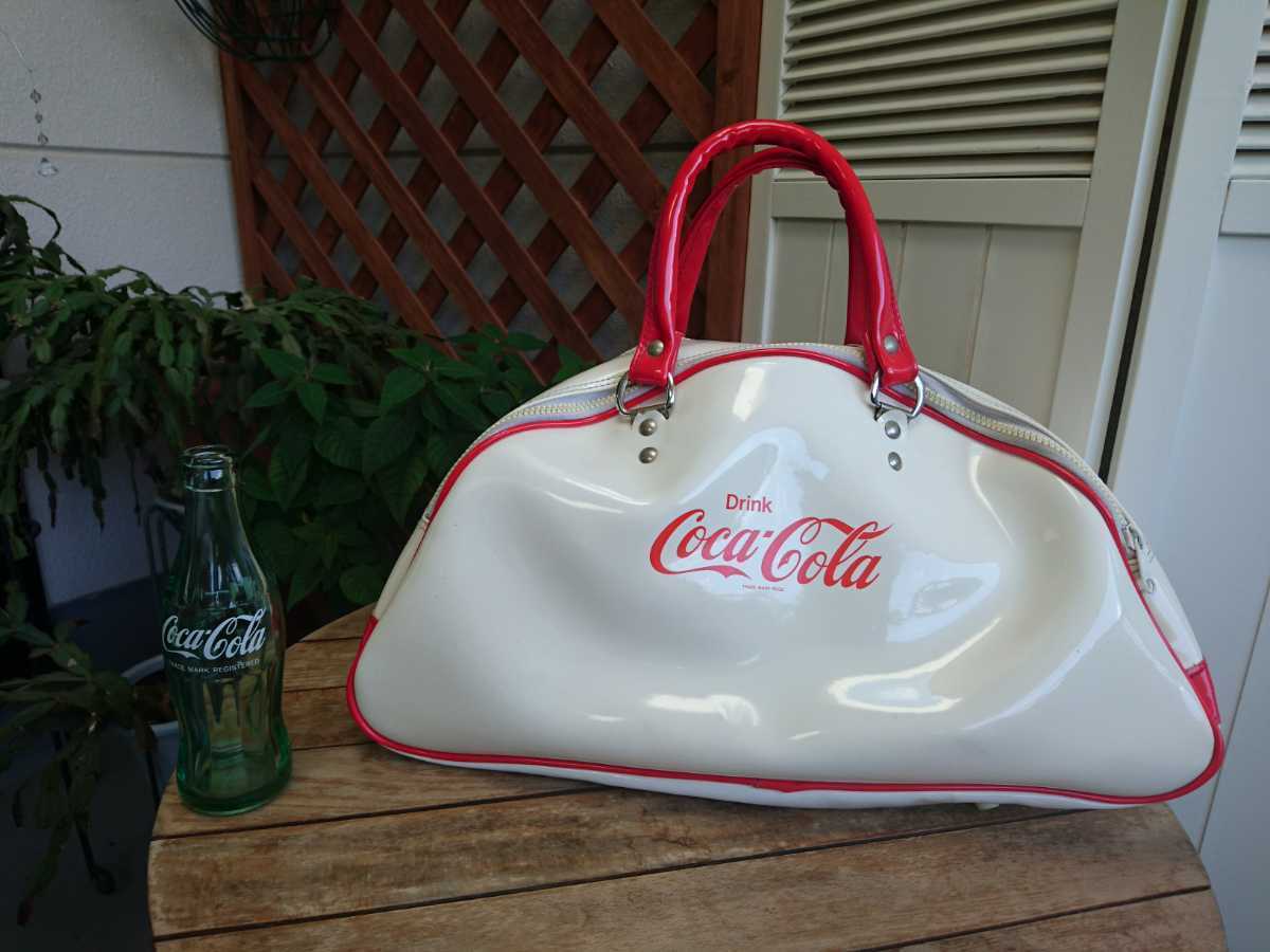 昭和レトロ エナメルバッグ コカ コーラ Drink Coca-Cola Yes Coke Yes 