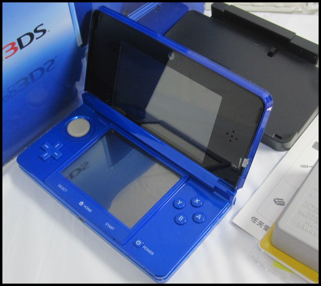 Gn35p 動作 初期化ok Nintendo ニンテンドー 3ds 本体 コバルトブルー Ctr 001 外箱 Sdカード付 ニンテンドー3ds本体 売買されたオークション情報 Yahooの商品情報をアーカイブ公開 オークファン Aucfan Com