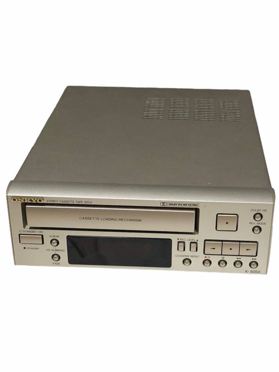 ONKYO オンキヨー K-505X カセットデッキ