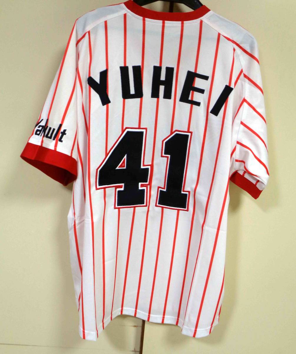 78 東京ヤクルトスワローズ＃41雄平1978-1989ホーム復刻ユニフォーム