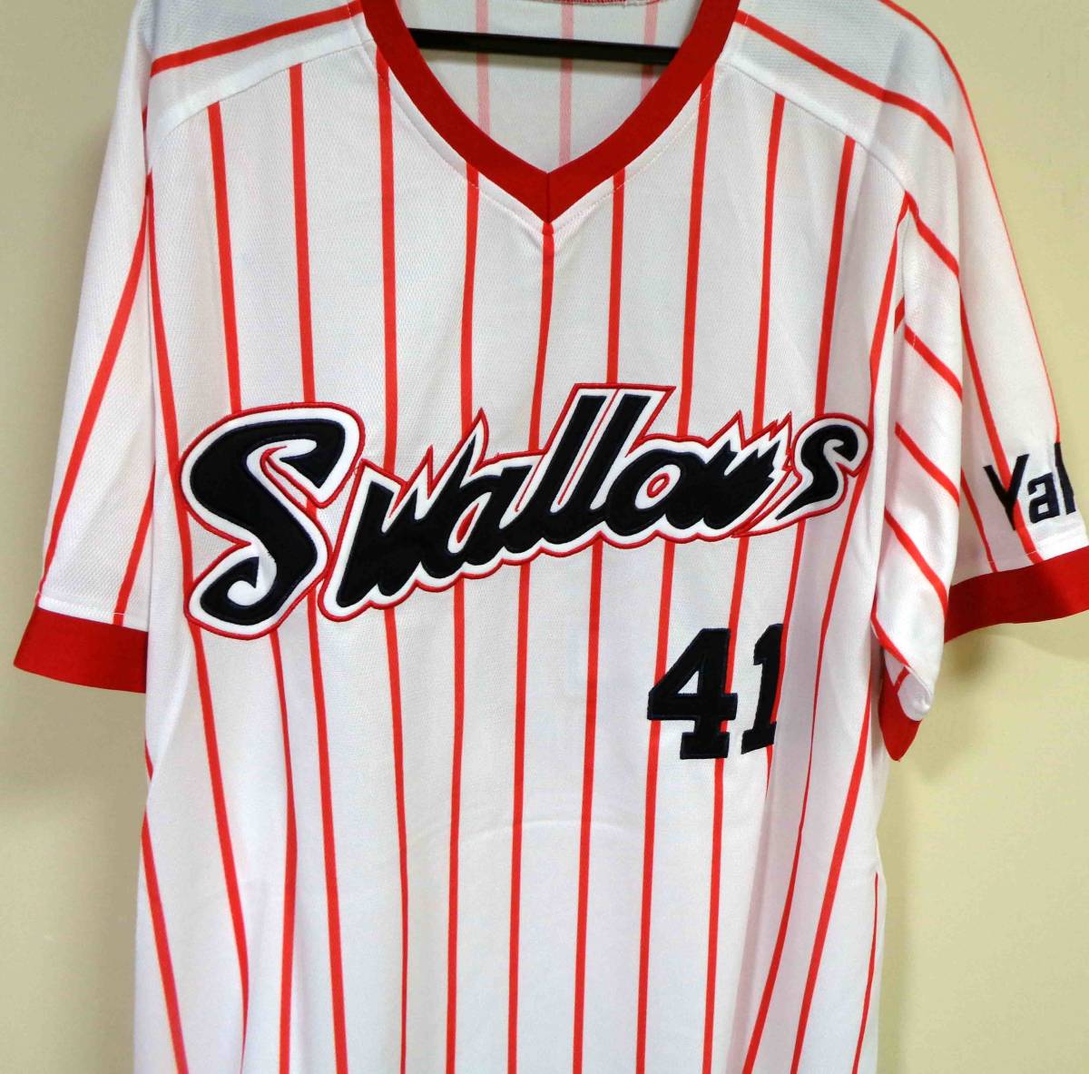 78 東京ヤクルトスワローズ＃41雄平1978-1989ホーム復刻ユニフォーム