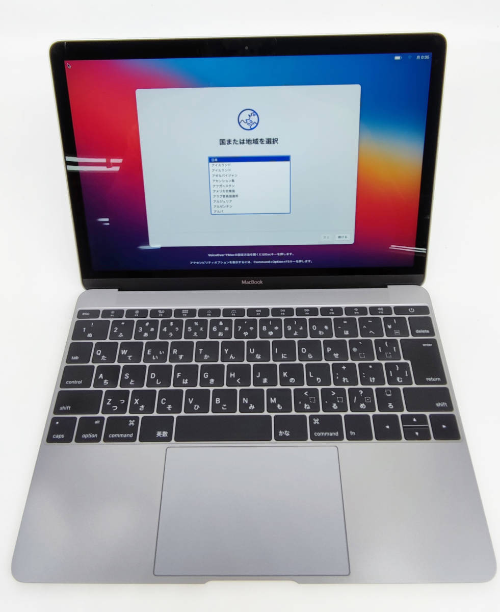 48＞美品Macbook Early 2015 A1534 1.2GHz 8GB 512GB 日本語キーボード