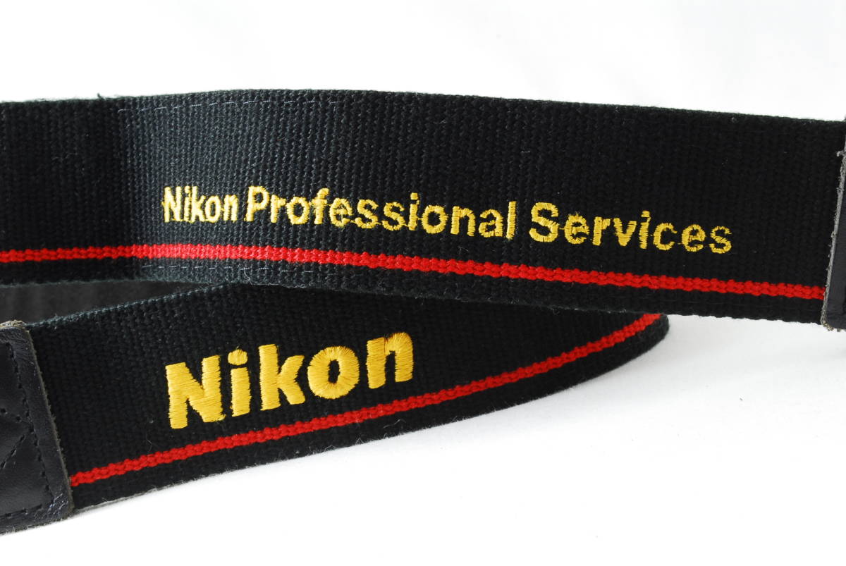 ☆Nikon ニコン Professional Services プロストラップ 刺繍