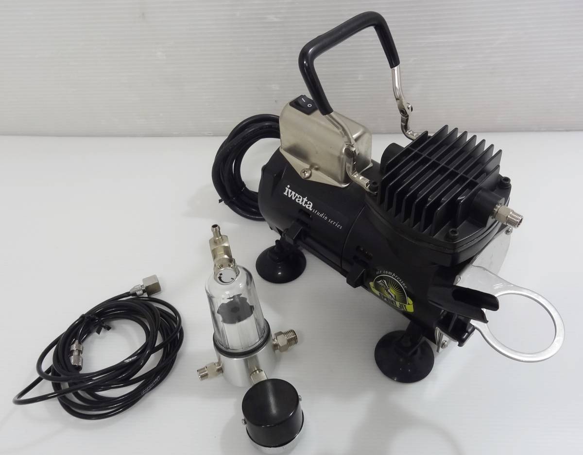 K9771c アネスト岩田 エアーブラシ用オイルフリーコンプレッサー IS-800 訳アリ品 