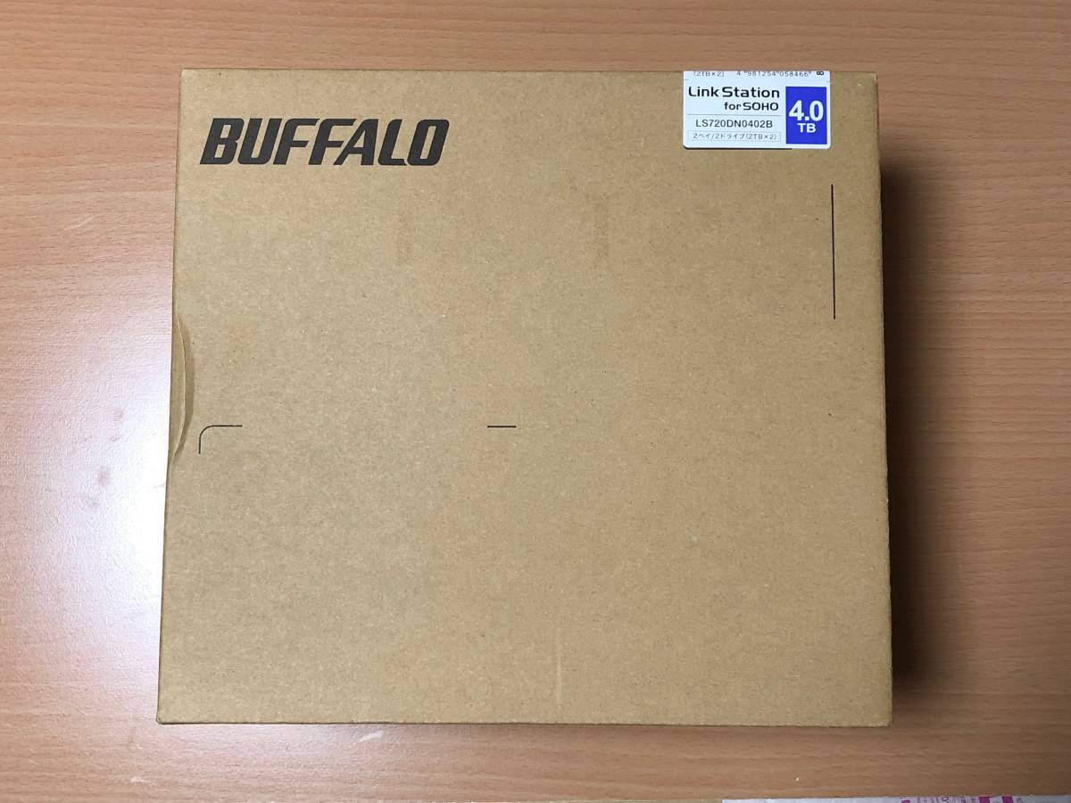 【最安値，低価】 BUFFALO SOHO向け ネットワークHDD NAS LS720DN0402B 4TB 2TB&times;2 LinkStation 2.5G LAN搭載高速モデル(NAS)｜売買されたオークション情報、yahooの商品情報をアーカイブ公開 - オークファン NAS