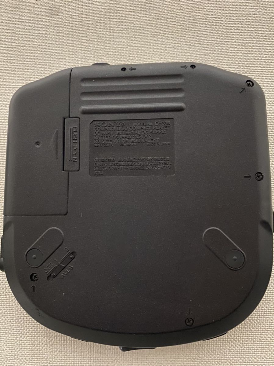 SONY D-335 Discman ディスクマン ポータブルCDプレーヤー ESP ソニー