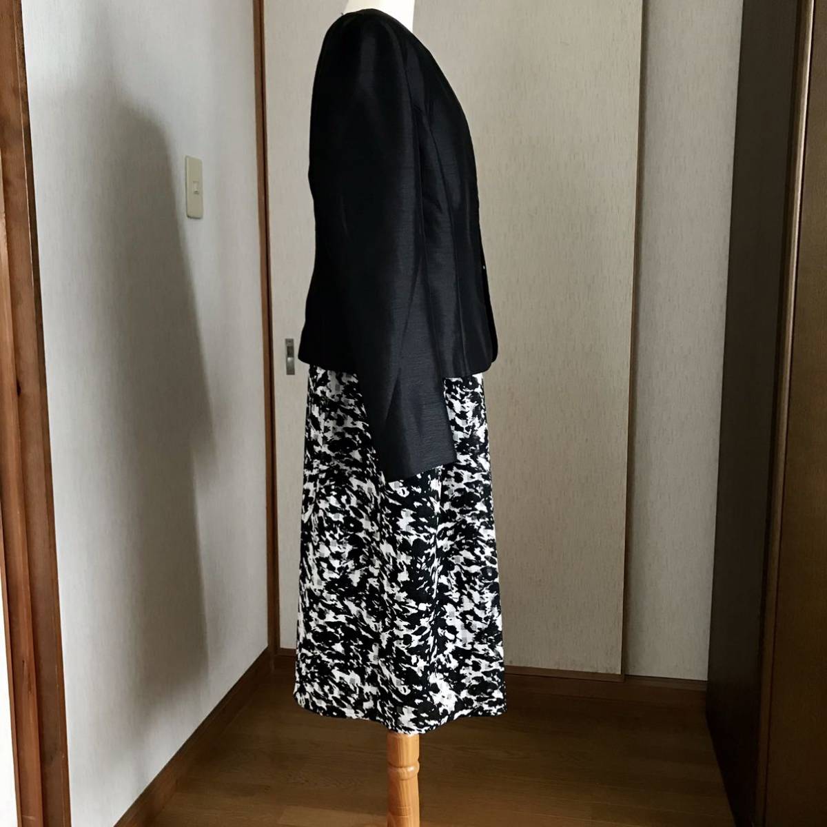 レリアン【11号 L】クリーニング済みセットアップスーツ （ワンピース  