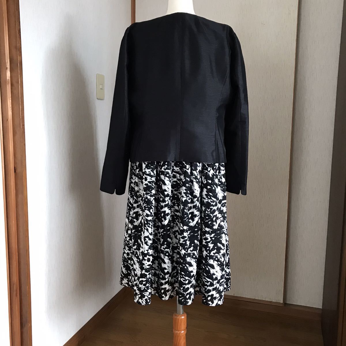 レリアン【11号 L】クリーニング済みセットアップスーツ （ワンピース  