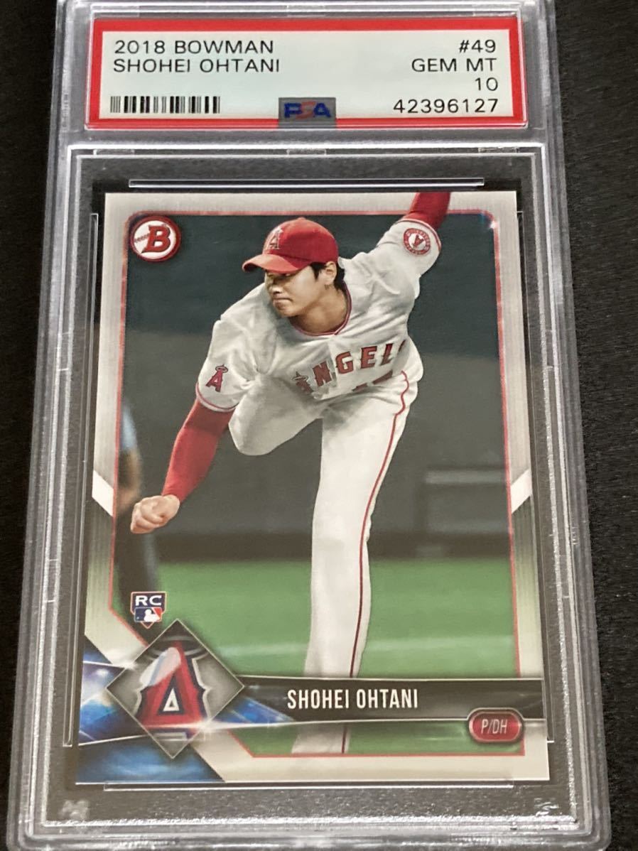 2018 大谷翔平　TOPPS ルーキー カード　ボウマン Bowman PSA鑑定